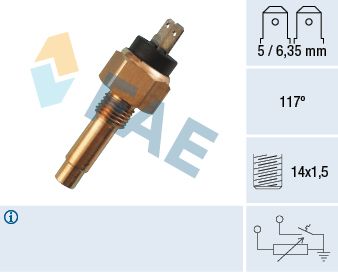 FAE 34160 - Sensor, K&uuml;hlmitteltemperatur