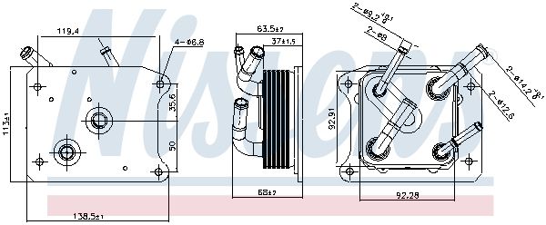 Ölkühler, Automatikgetriebe Ölkühler, Automatikgetriebe