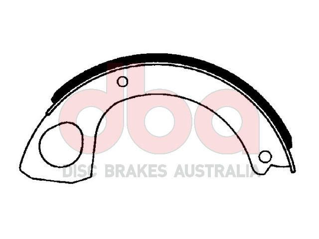 Street Series Brake Shoes [Isuzu [2Pcs] Parking Brake 216mm] - TecDoc Only