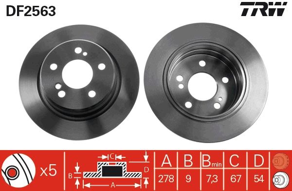 Brake Disc DF2563