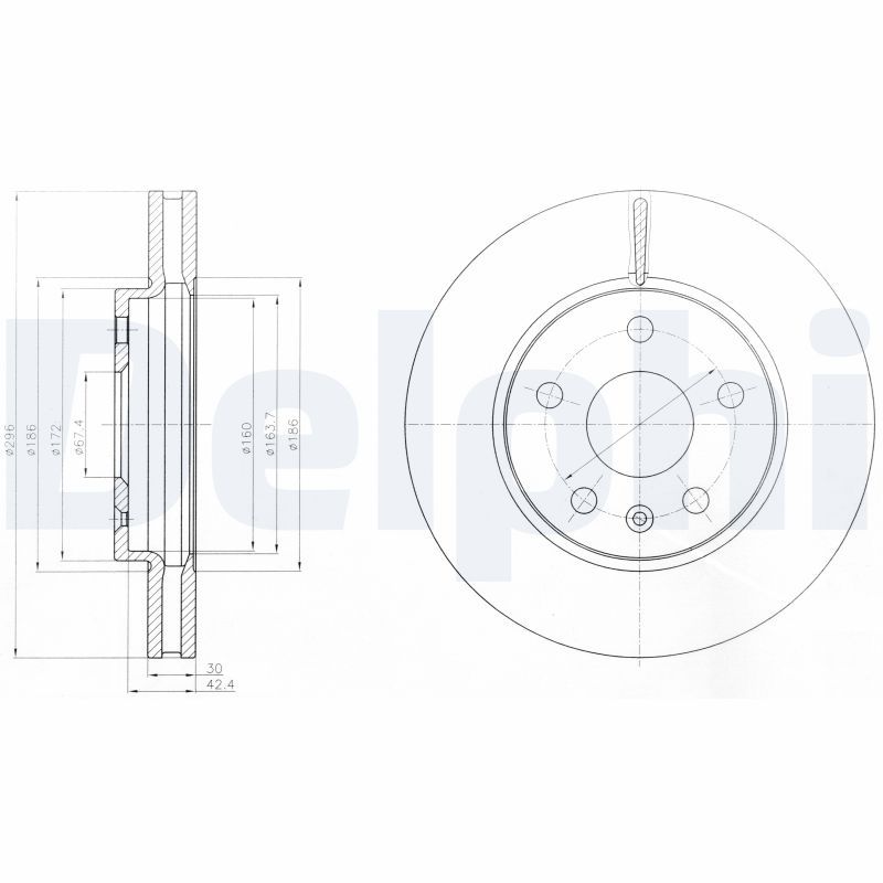 Brake Disc BG4187C