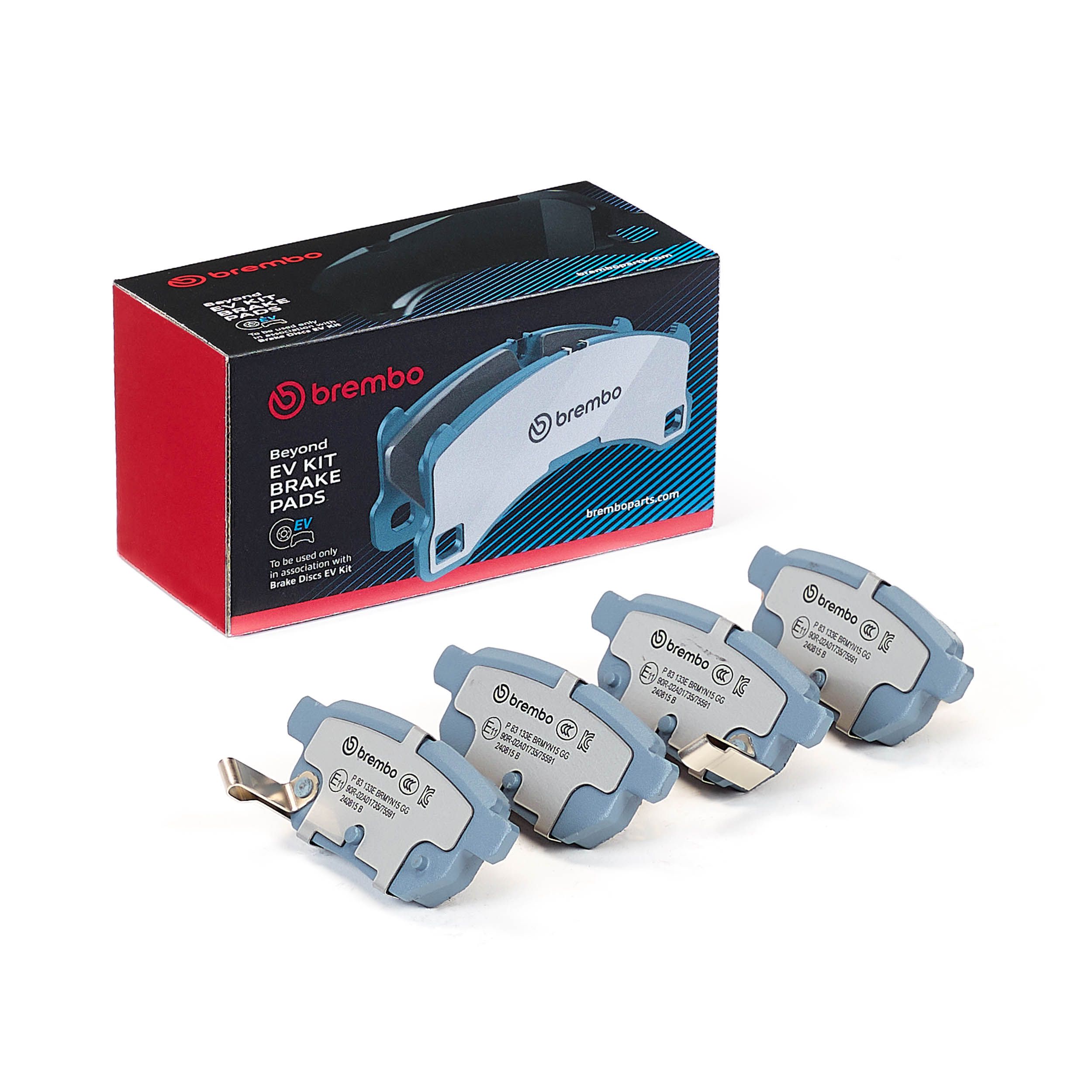Brembo P 83 133E Bremsbelagsatz, Scheibenbremse
