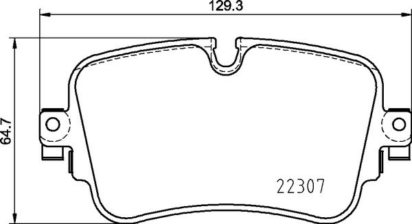 Brake Pad Set, disc brake P 85 161