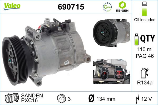 Compressor, air conditioning 690715