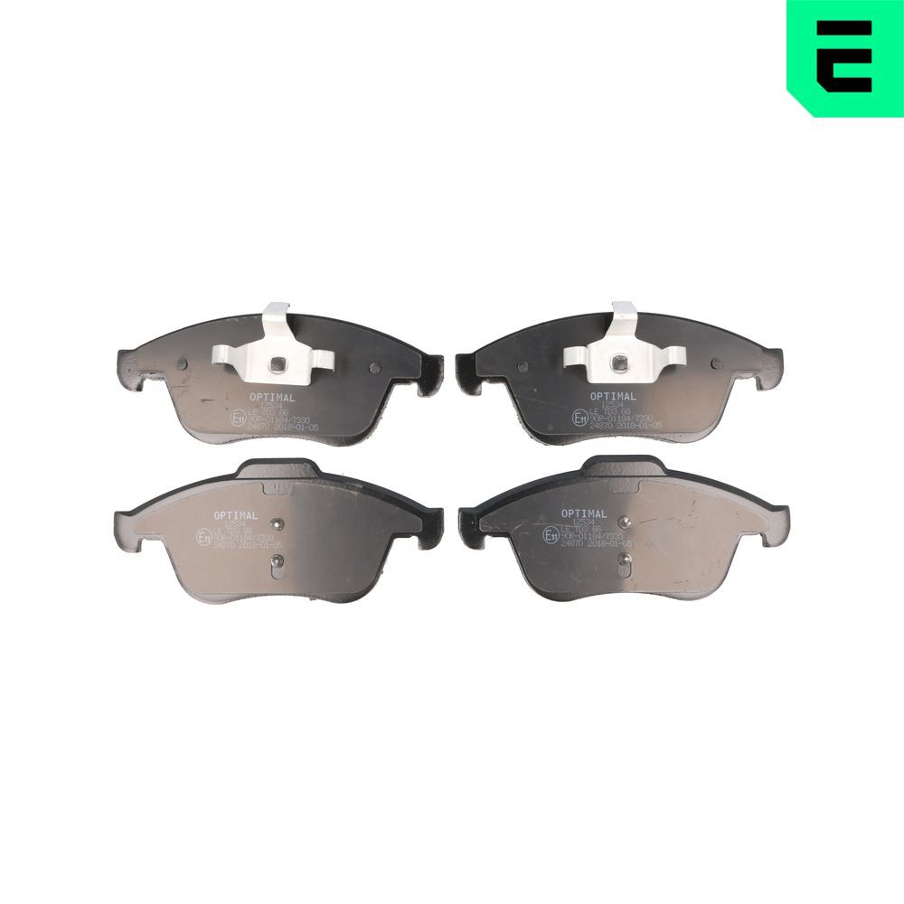 OPTIMAL BP-12534 - Bremsbelagsatz, Scheibenbremse