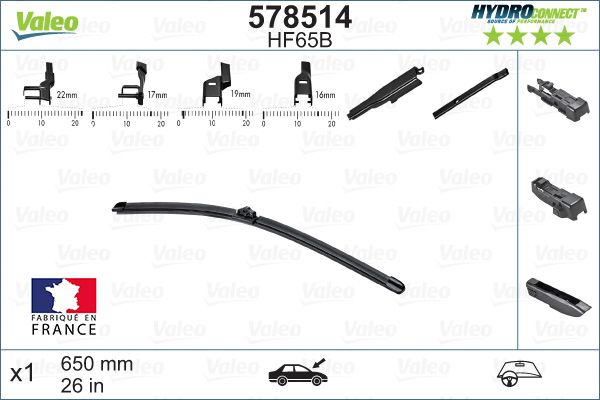 BALAI EG  HF65B HYDROCONNECT 65CM