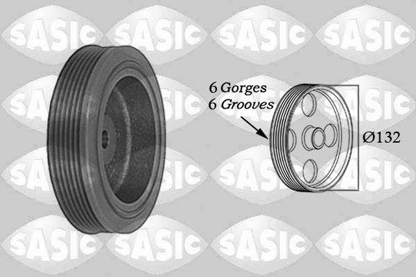 SASIC 4000704 - Riemenscheibe, Kurbelwelle
