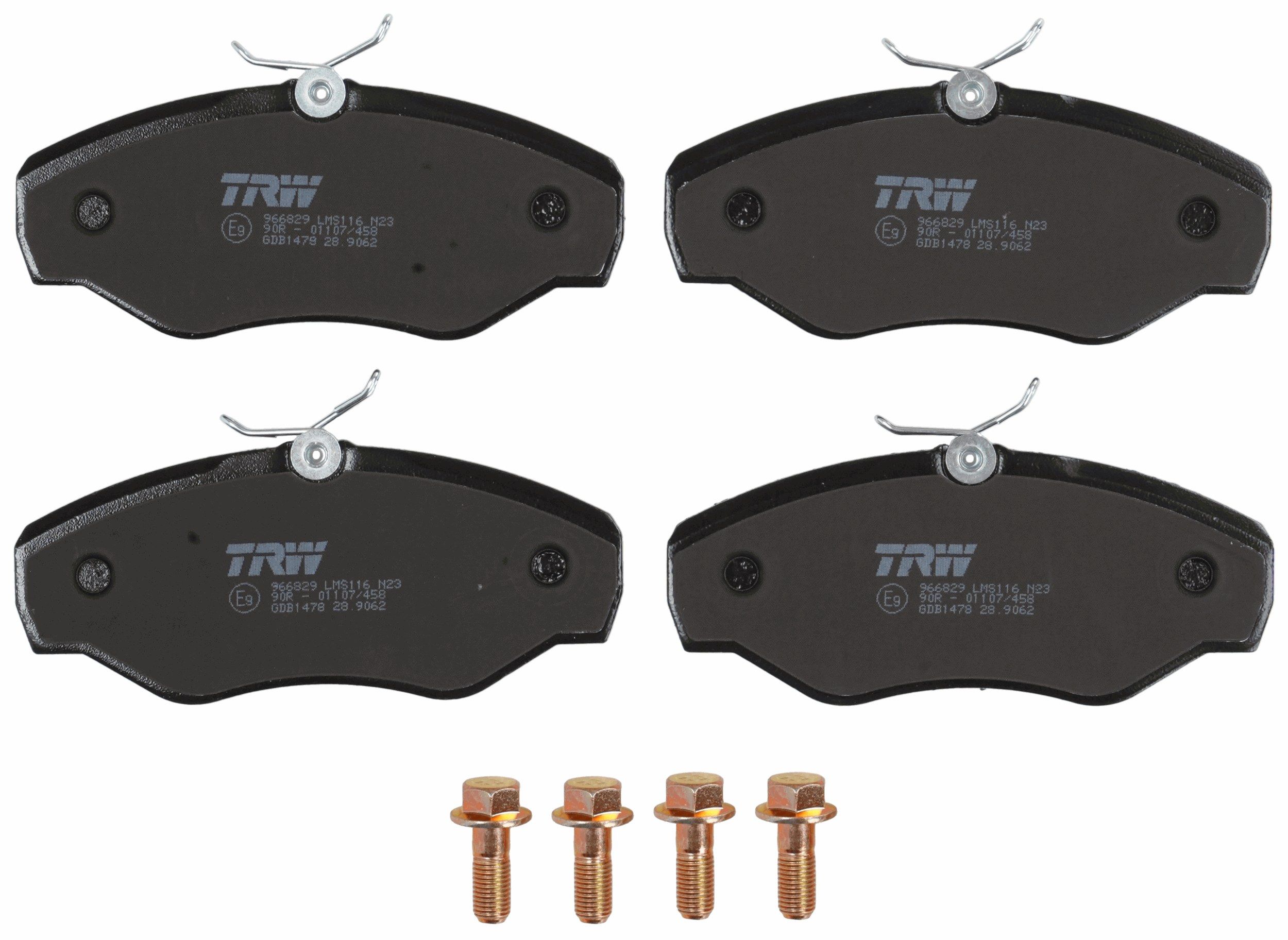 TRW DISC BRAKE PADS - TecDoc 2