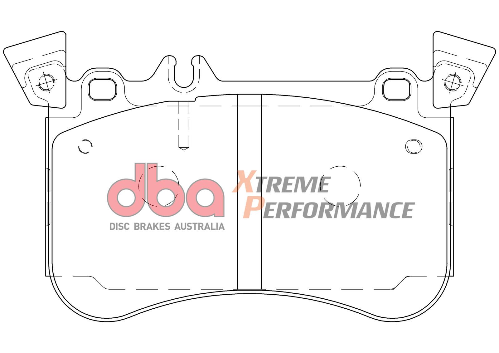 DBA XP PERFORMANCE BRAKE PADS [ Mercedes A45 F ] - TecDoc Only