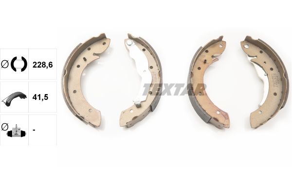 TEXTAR 91050000 - Bremsbackensatz