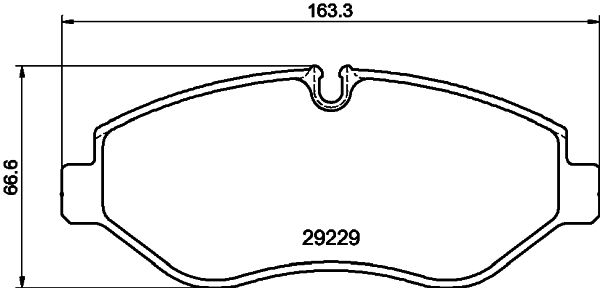 Brake Pad Set, disc brake 8DB 355 005-511