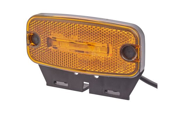 FEU LAT ORANGE 12V LED AVEC SUPPORT