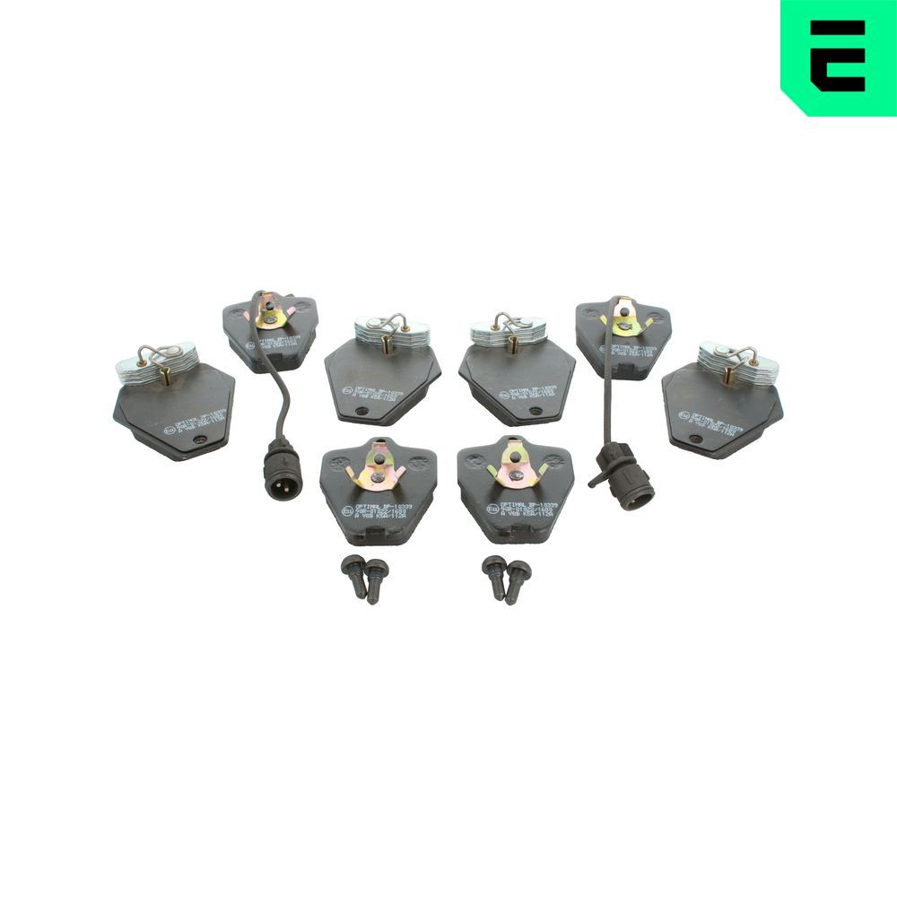 OPTIMAL BP-10339 - Bremsbelagsatz, Scheibenbremse