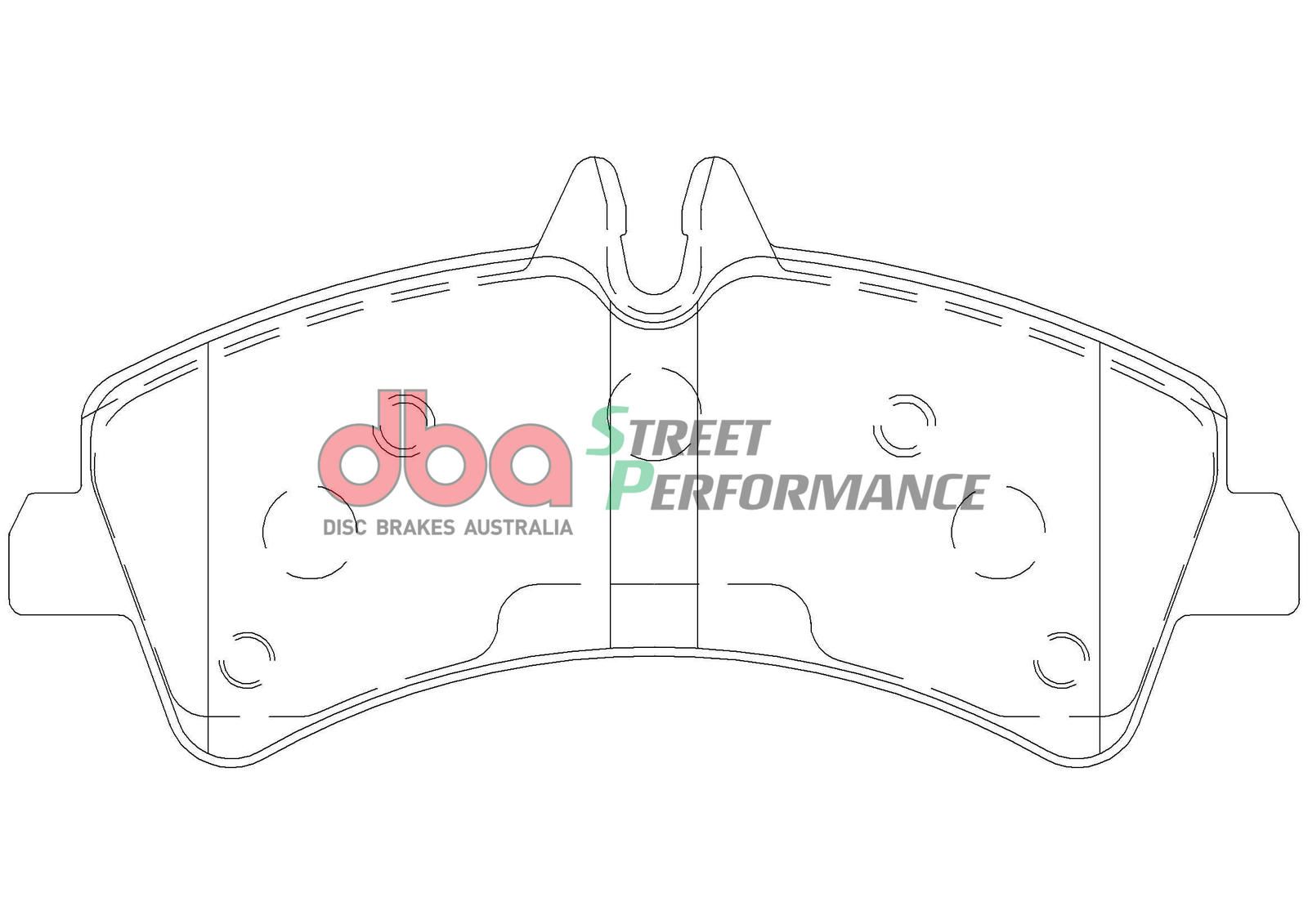 DBA SP PERFORMANCE BRAKE PADS [ Mercedes Sprinter, VW Crafter 2006-2011 R ] - TecDoc Only