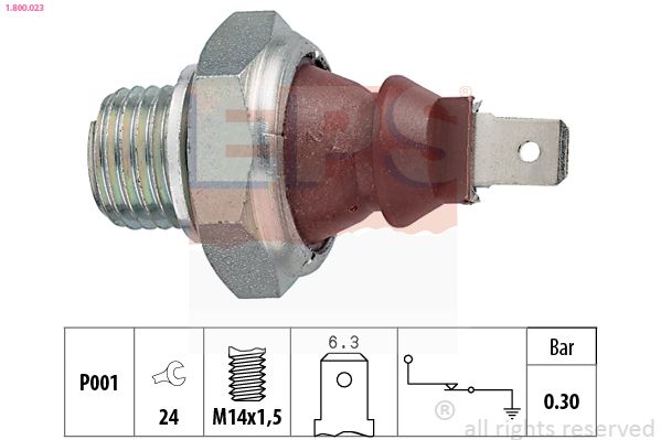 Oil Pressure Switch 1.800.023