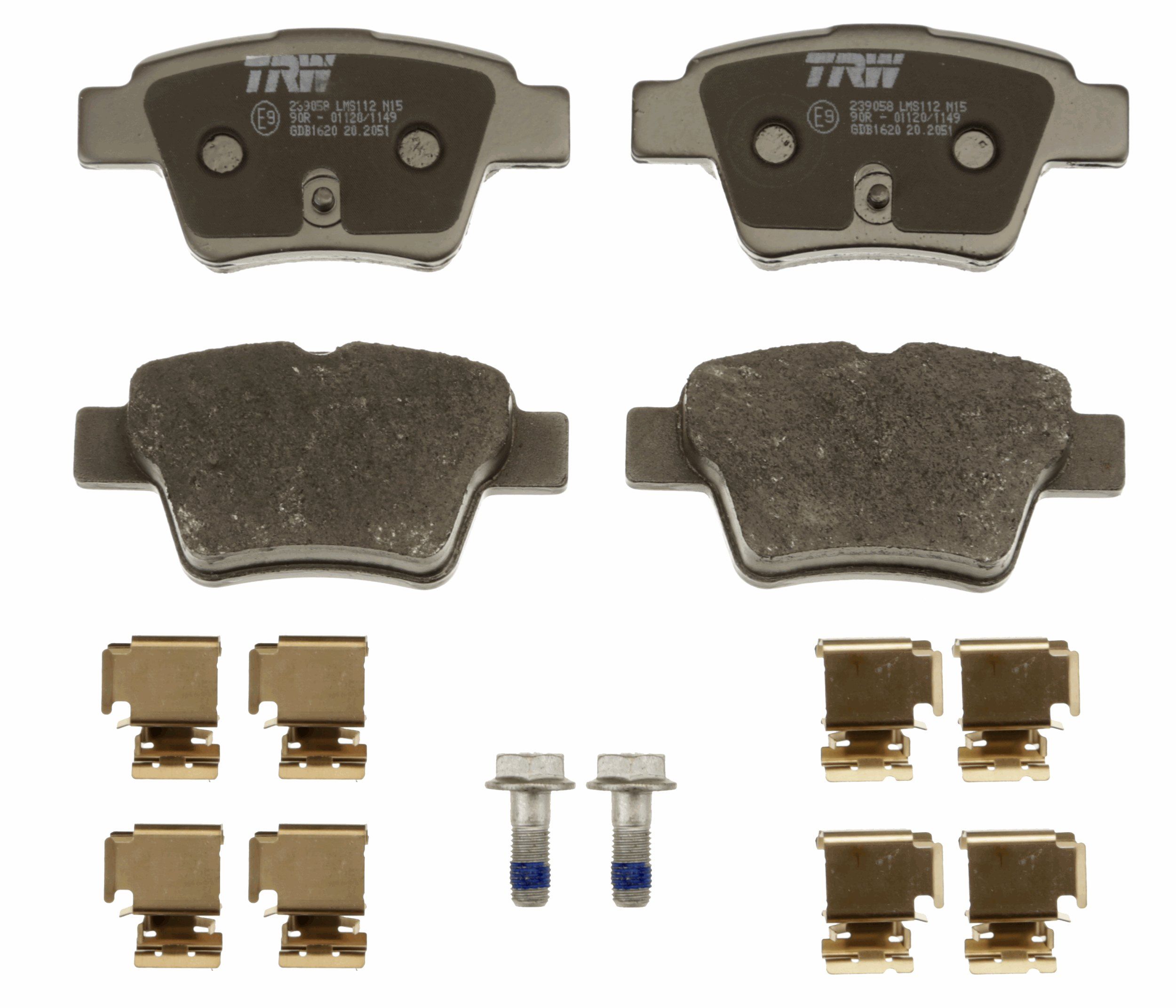 TRW DISC BRAKE PADS - TecDoc 2