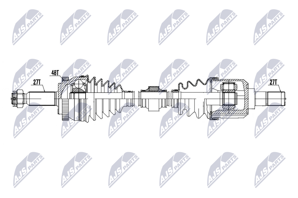 NTY NPW-HY-653 Antriebswelle