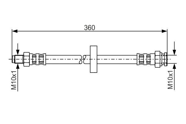 Brake Hose 1 987 481 017