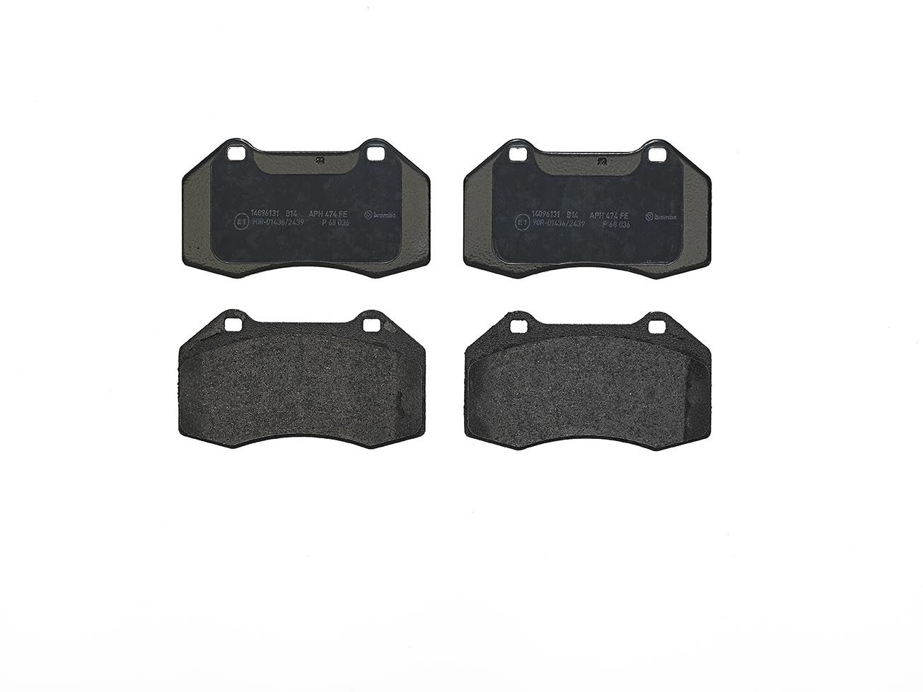 Brembo P 68 036 Bremsbelagsatz, Scheibenbremse