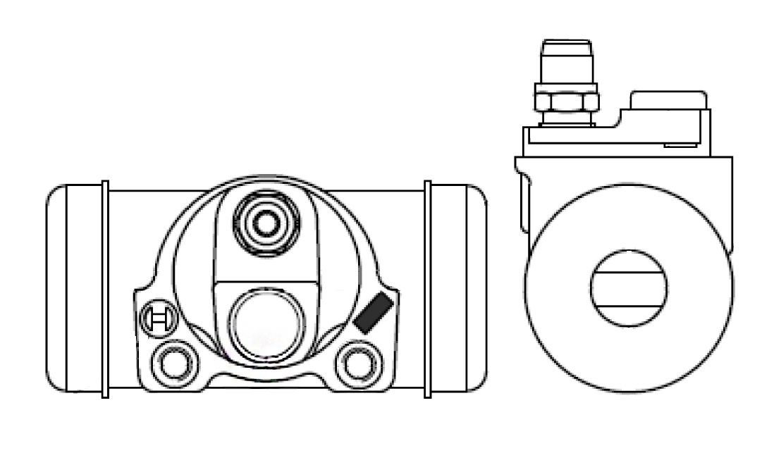 F 026 002 343 BOSCH fékmunkahenger