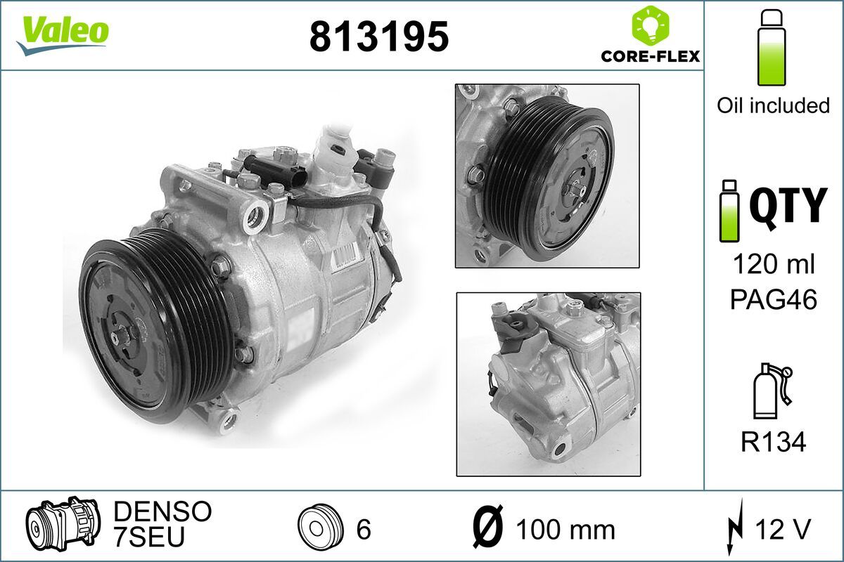 VALEO 813195 Compressor, air conditioning