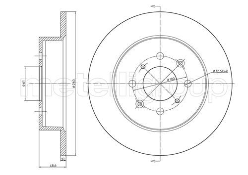 Brake Disc 23-0579C