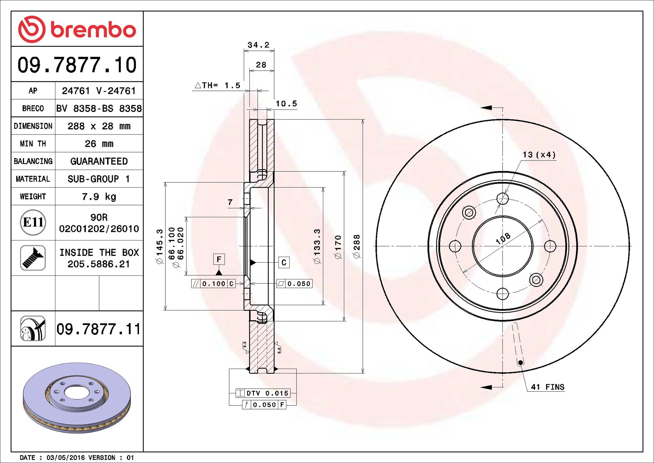 CITROEN C5 06-08 (FRT) - TecDoc 1