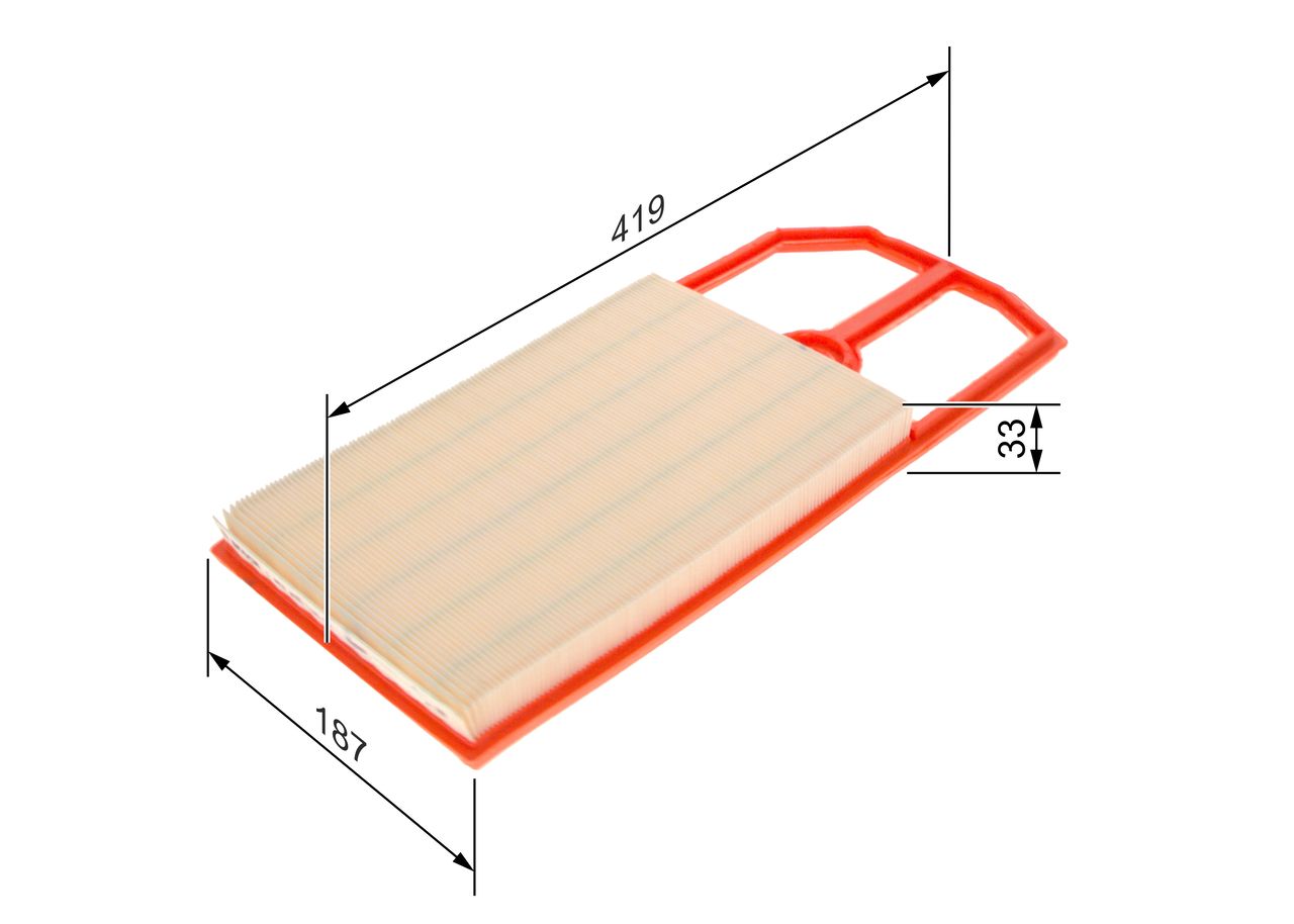BOSCH 1 457 433 716 - Luftfilter