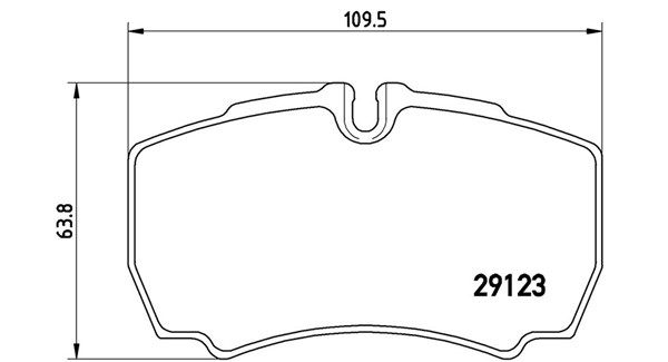 Bremsbelagsatz, Scheibenbremse
