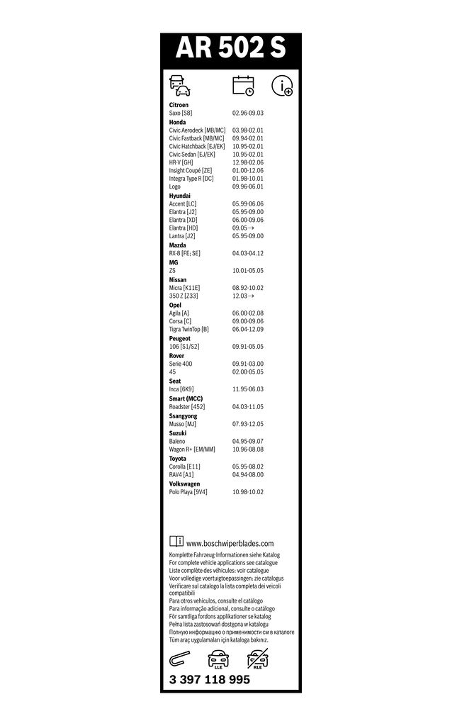 Wischblatt Wischblatt