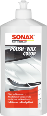 SONAX Polish+Wax Color wei&szlig; / 500 ml