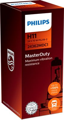 LAMPE H11 MASTER DUTY 70W 24V  FOURNISSEUR PHIL