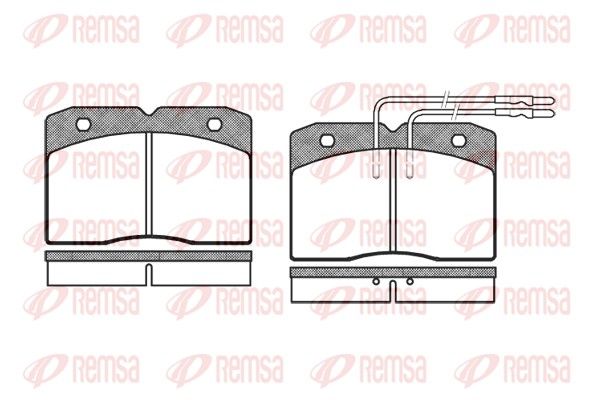 Brake Pad Set, disc brake 0211.04