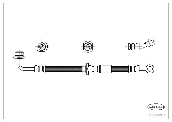 Brake Hose 19032863