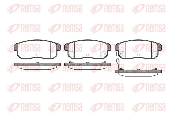 Premium Rear Brake Pad Set Premium Rear Brake Pad Set