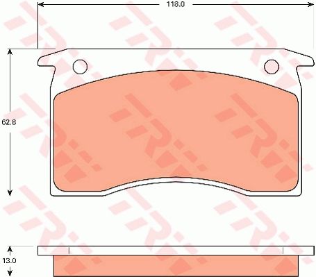 TRW DISC BRAKE PADS - TecDoc Only