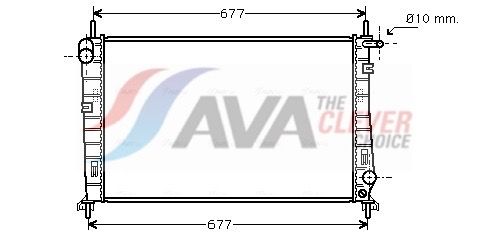 FDA2266 AVA QUALITY COOLING hűtő, motorhűtés