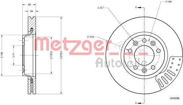 Brake Disc 6110788