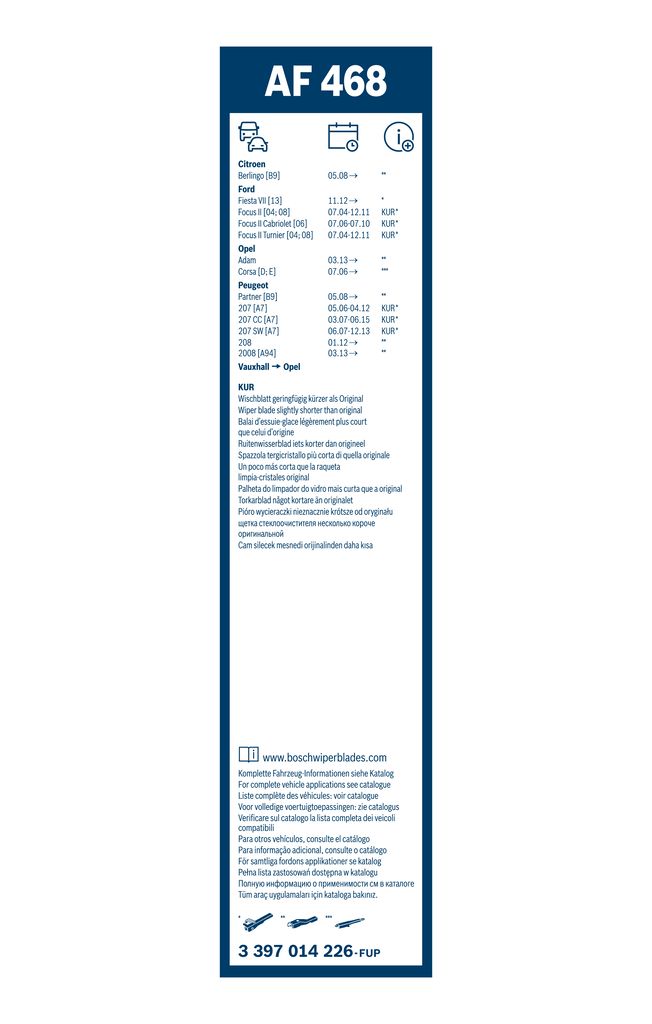 Wischblatt Wischblatt