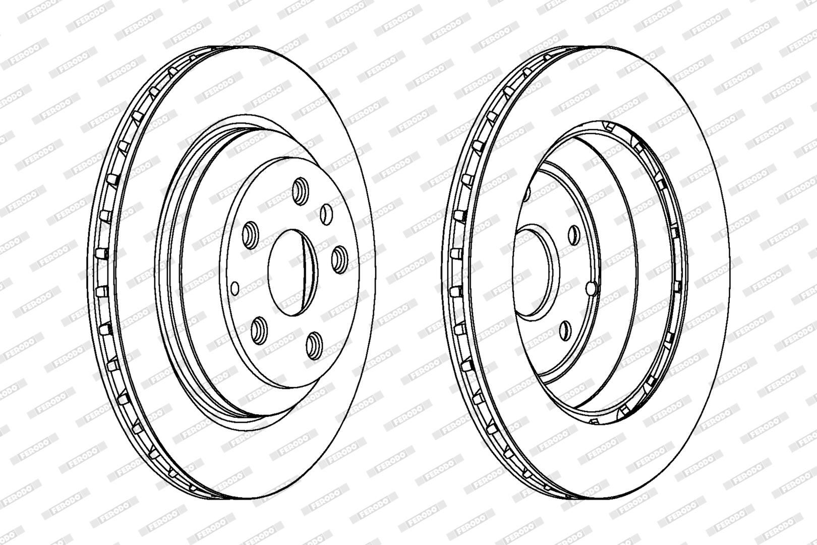 FERODO DDF1855C-1 - Bremsscheibe PREMIER Coat+ disc