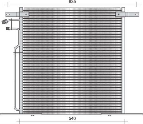 350203283000 MAGNETI MARELLI kondenzátor, klíma