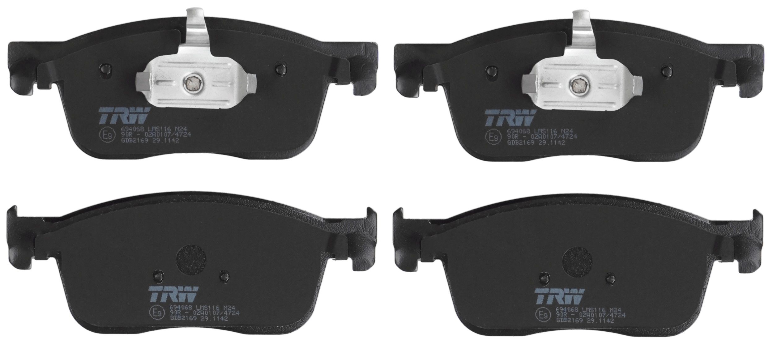 TRW GDB2169 - Bremsbelagsatz, Scheibenbremse