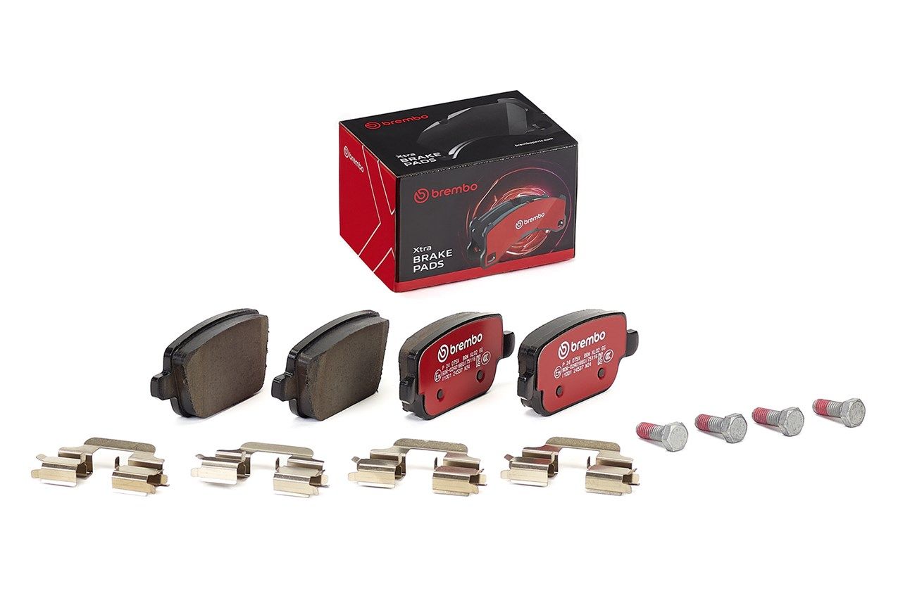 Brembo P 24 075X Bremsbelagsatz, Scheibenbremse