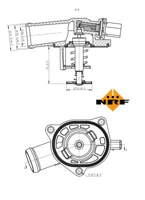 Thermostat, Kühlmittel Thermostat, Kühlmittel