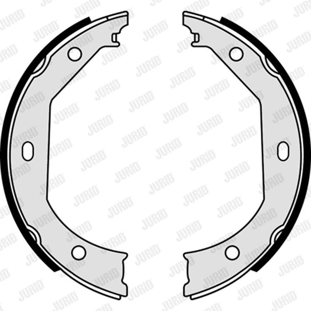 Bremsbackensatz, Feststellbremse Bremsbackensatz, Feststellbremse