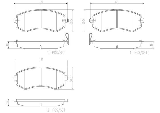 NISSAN PULSAR N15 95-00 (FRT) - TecDoc 1