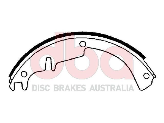 Street Series Brake Shoes [Holden 1978-90 230mm] - TecDoc Only