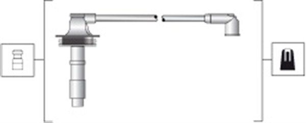 MAGNETI MARELLI 941318111279 Ignition Cable Kit