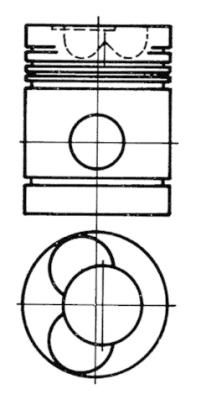 91571600 KOLBENSCHMIDT dugattyú