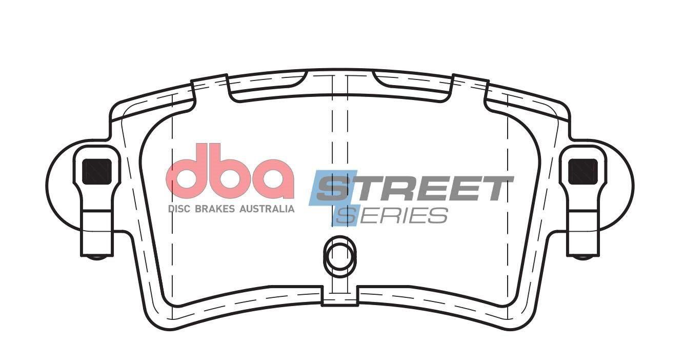 DBA SS STREET SERIES BRAKE PADS [ Renault Master 2003 - 2011 R ] - TecDoc Only